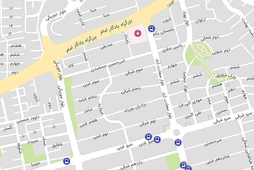 نقشه هوایی مروارید